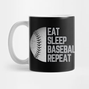 Eat Sleep Baseball Repeat - Mug